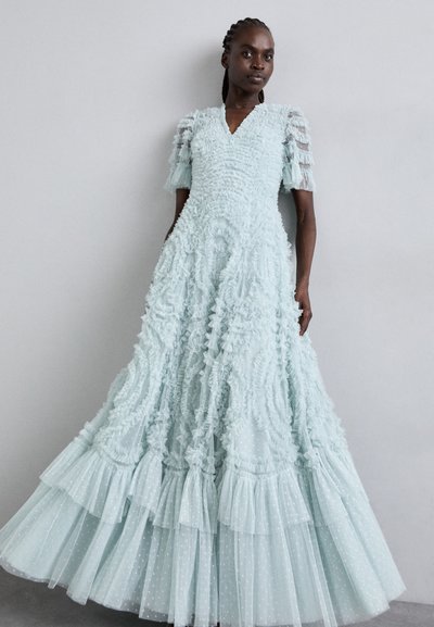 Needle & Thread VERITY RUFFLE VNECK GOWN - Pidulikud riided - sea holly