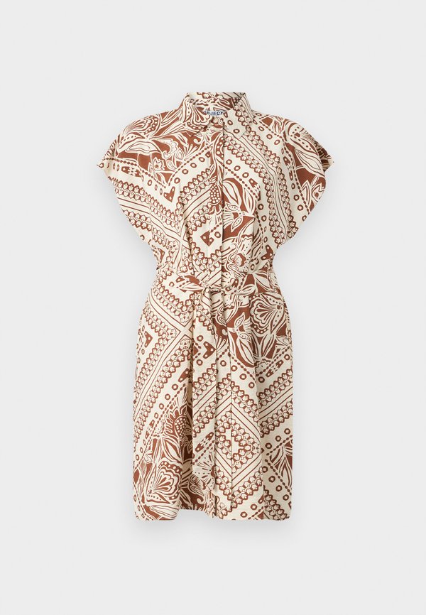 OBJLYDIA SHORT DRESS - Shirt dress - rawhid3