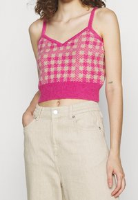 VILA Top - mottled beige