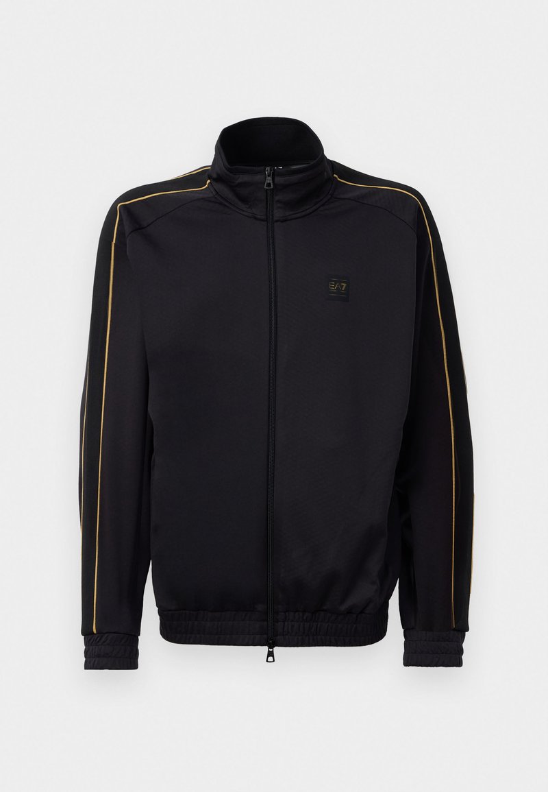 EA7 Emporio Armani Sweater met rits zwart