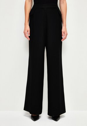 adL WITH WIDE LEG - Pantalones - black