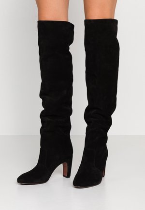 Chie Mihara Overknee laarzen - black