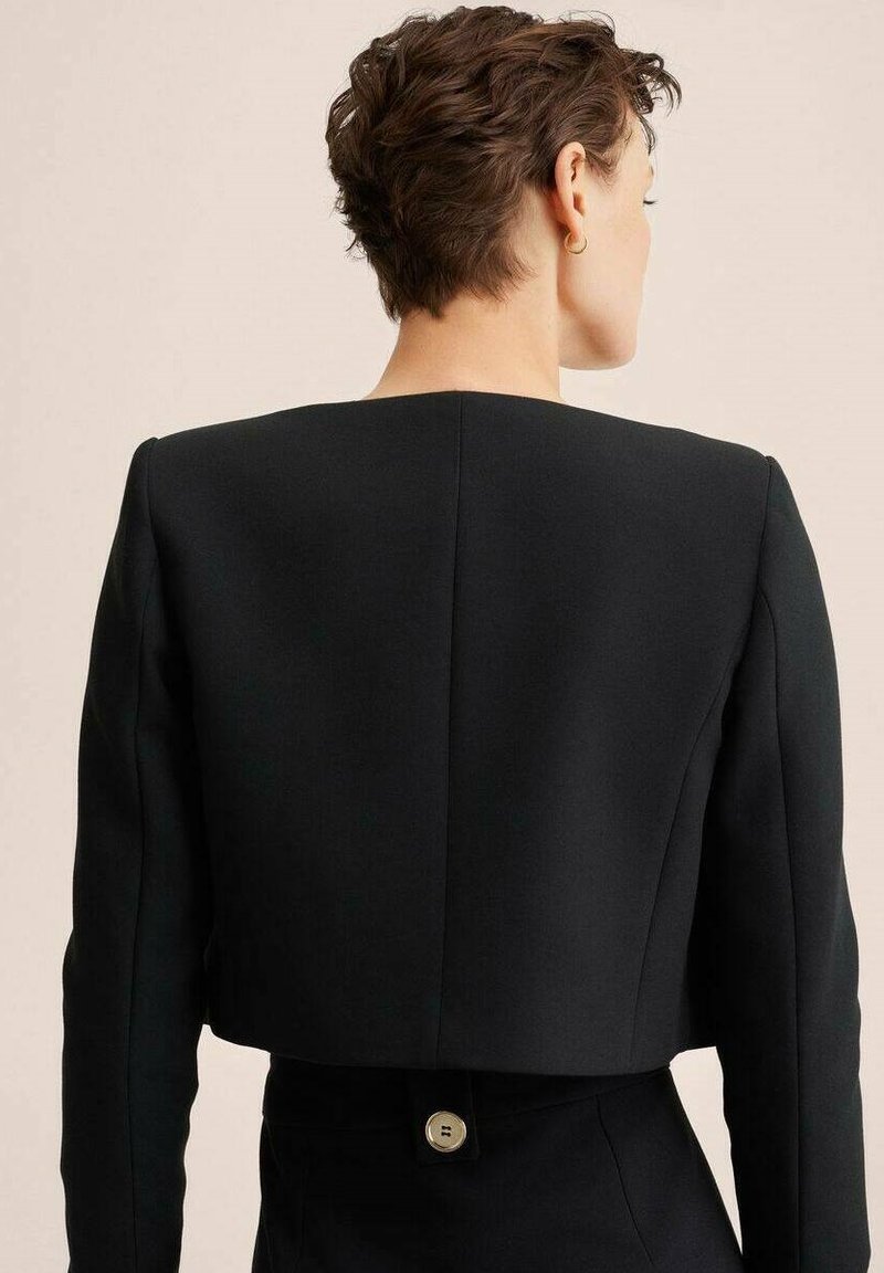 Damen Leichte Jacken | Mango GOLDIE Blazer schwarz - BE11760 Damen Leichte Jacken | Mango GOLDIE Blazer schwarz - BE11760