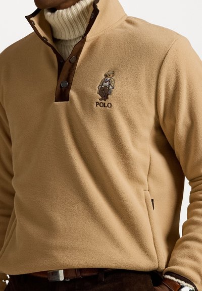 Polo Ralph Lauren POLO BEAR BRUSHED FLEECE PULLOVER - Polárpulóver - classic camel