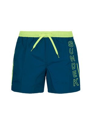 Sundek, PRIN BOARDSHO COL A9701 - Shorts da mare - blue