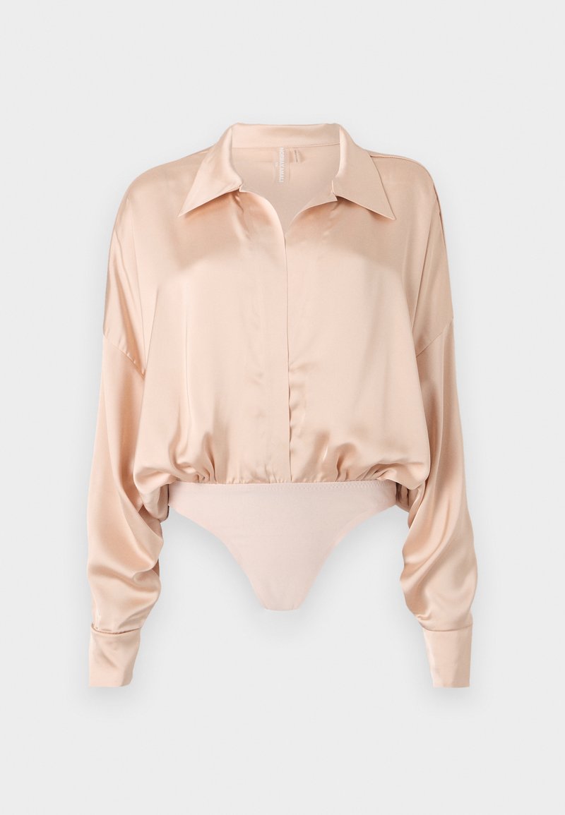 Norma Kamali SUPER OVERSIZED SHIRT BODYSUIT - Button-down blouse - baby ...