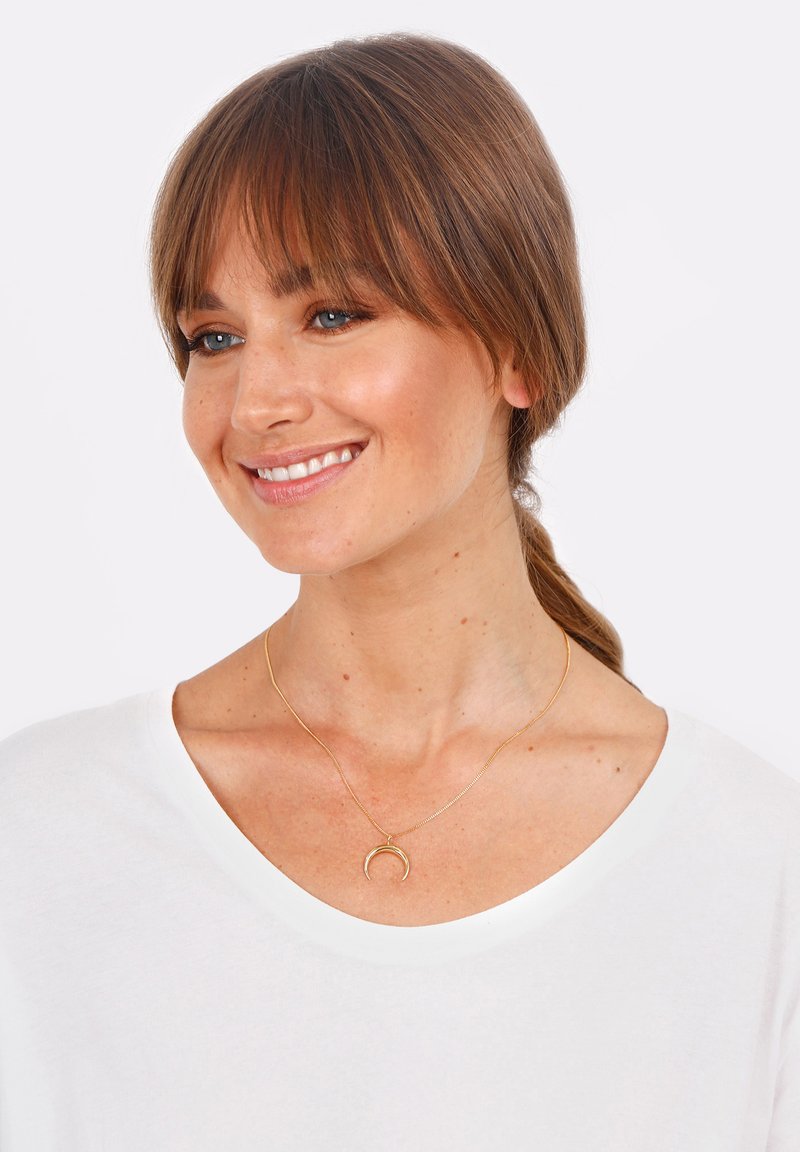 Damen Halsketten | Elli HALF MOON Halskette gold-coloured/goldfarben - BI03628 Damen Halsketten | Elli HALF MOON Halskette gold-coloured/goldfarben - BI03628