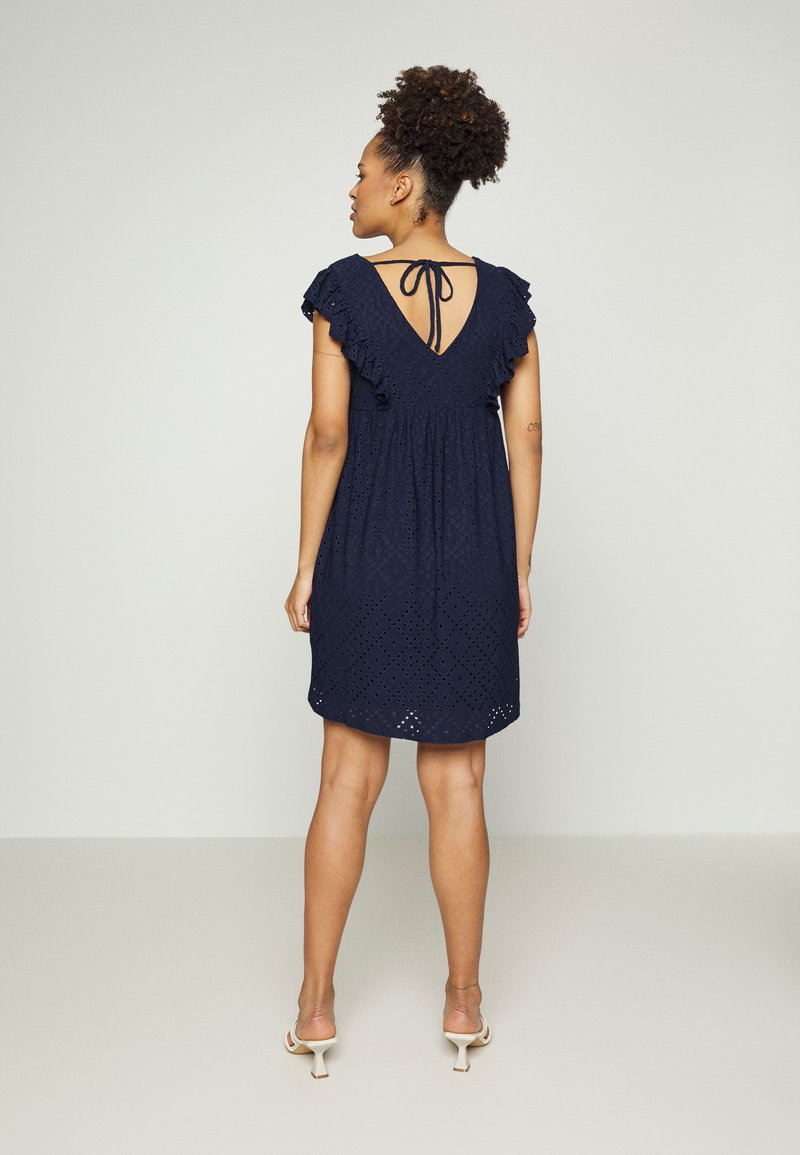 Damen Freizeitkleider | Vero Moda Maternity VMMTASSA FRILL SHORT DRESS Jerseykleid navy blazer/dunkelblau - HP83898 Damen Freizeitkleider | Vero Moda Maternity VMMTASSA FRILL SHORT DRESS Jerseykleid navy blazer/dunkelblau - HP83898