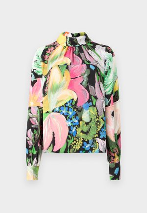 GATHERED LONG SLEEVE - Bluză - multi-coloured