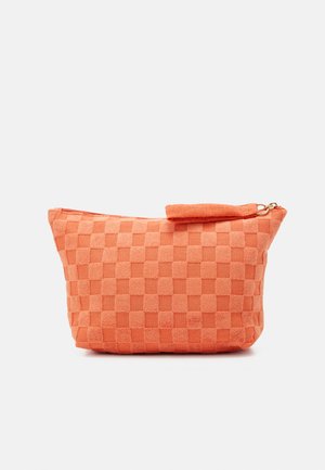Trousse De Toilette Orange Vintage - Années 60/70 - Occasion