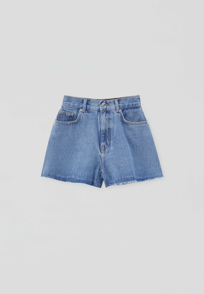 PULL&BEAR Jeansshort blauw