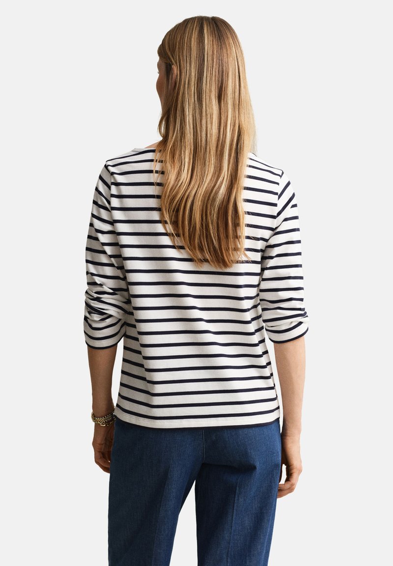 GANT THREE-QUARTER SLEEVE - Top s dlouhým rukávem - evening blue