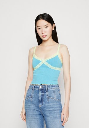 BDG Urban Outfitters CONTRAST CAMI - Μπλούζα - turquoise