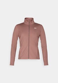 MOTION JACKET - Training jacket - sierra taupe/white