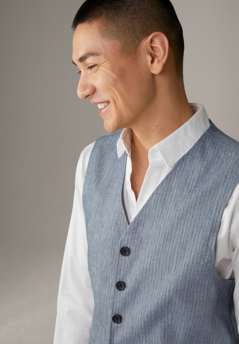 Herren Leichte Jacken | Strellson GAWIN Weste hellblau gestreift/hellblau - VD05312 Herren Leichte Jacken | Strellson GAWIN Weste hellblau gestreift/hellblau - VD05312