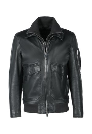 THE DUDE-FN - Leather jacket - black