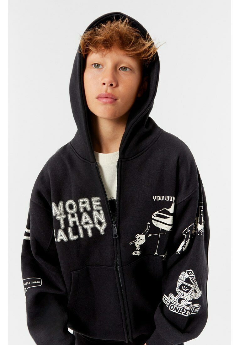 Molo MAZZ - Zip-up sweatshirt - black - Zalando