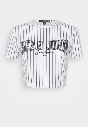 T-shirt med print - white