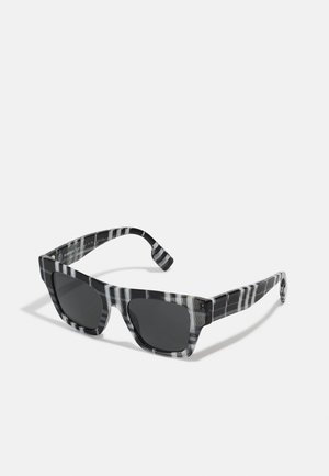 BIO BASED CHECK STORY UNISEX - Sunglasses - white/black
