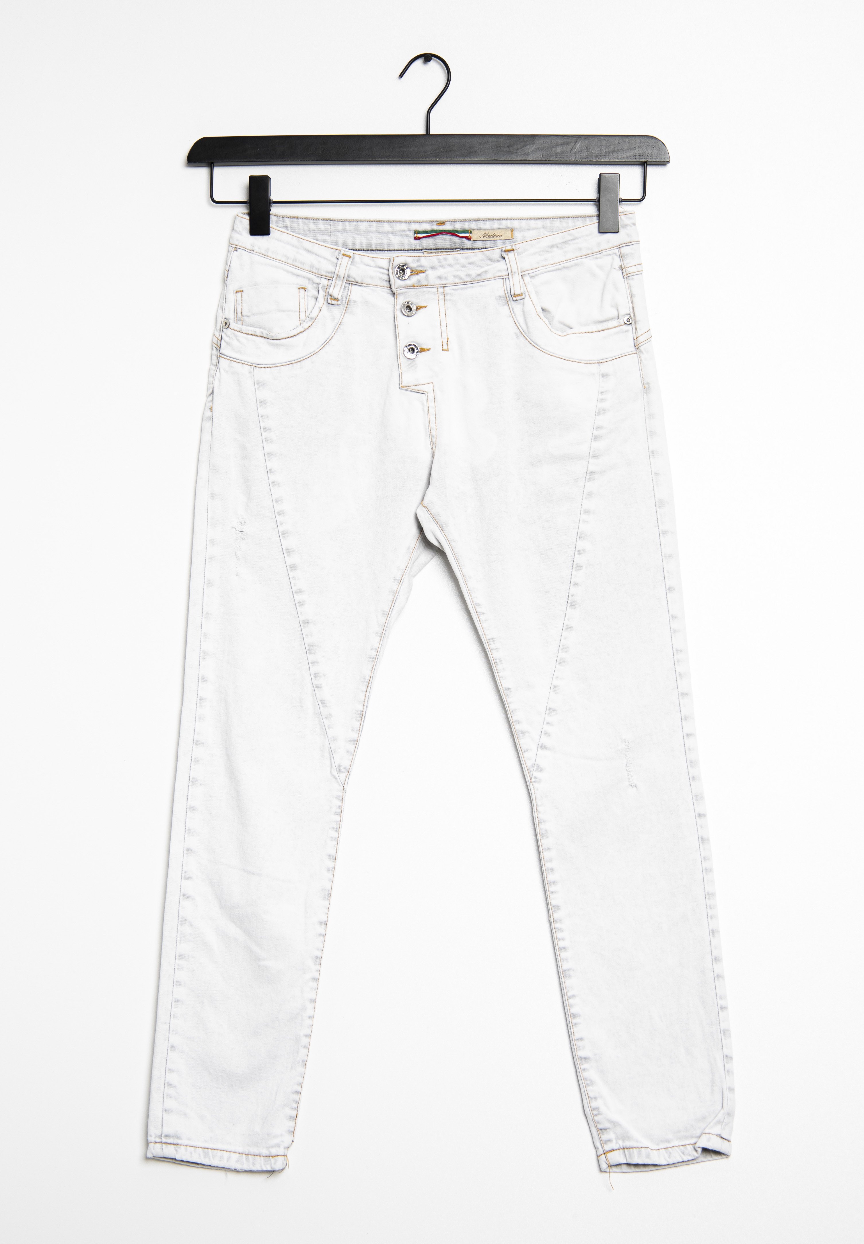 PLEASE Jeans slim fit - white/bianco - (Second hand) - Zalando.it