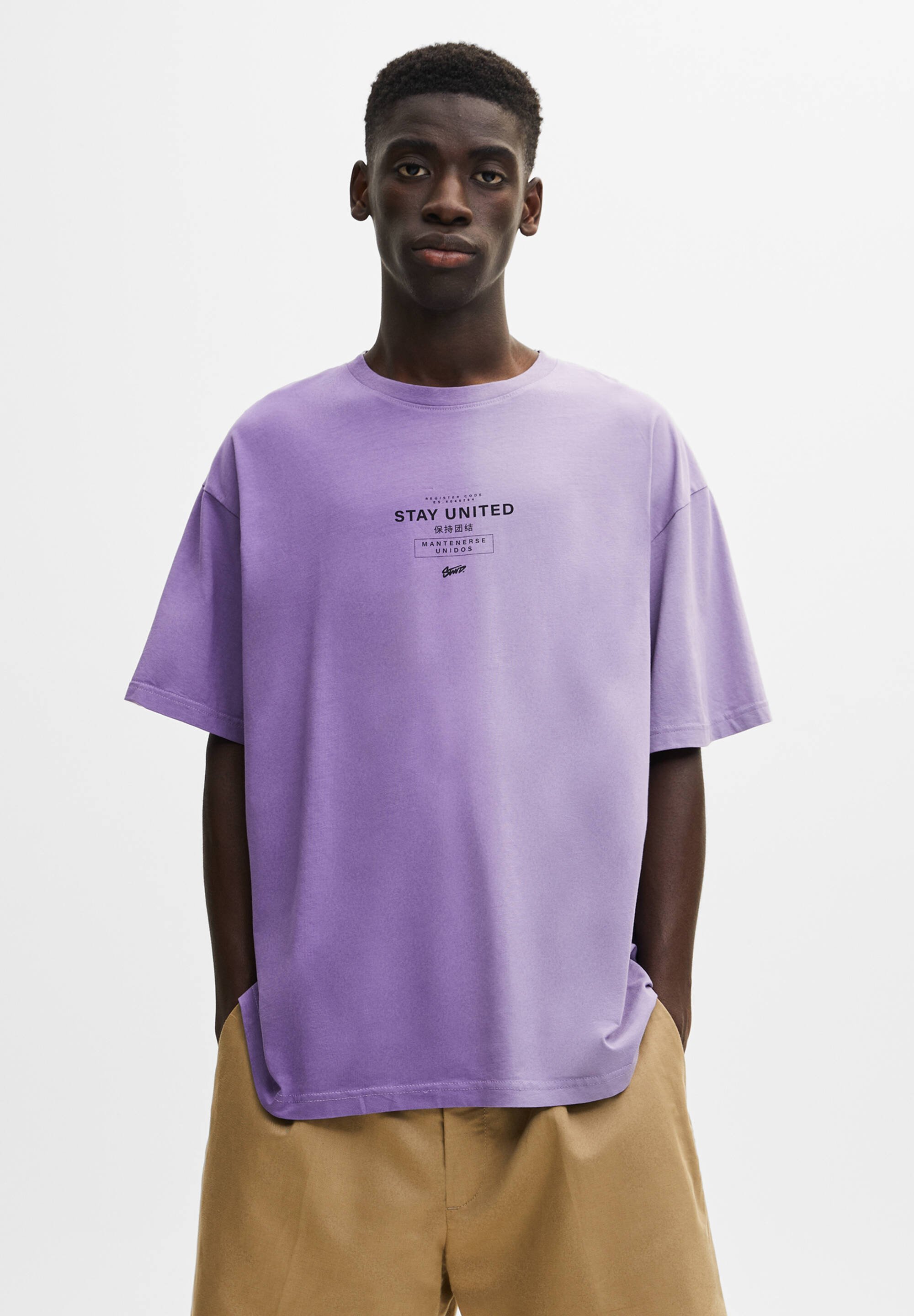 Purple and teal t shirt Clearance