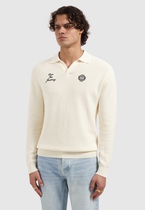 REGULAR FIT POLO  - Trui - off white