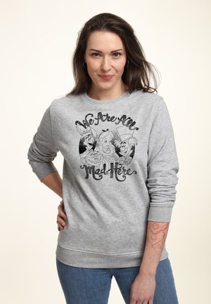 DISNEY ALICE IN WONDERLAND ALL MAD HERE - Mikina - heather grey