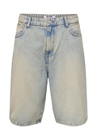 ONSCARL BALLOON - Džínové kraťasy - light blue bleached denim