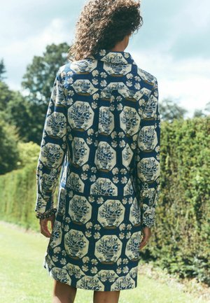 Next, LONG SLEEVE MINI TWILL DRESS - Shirt dress - blue print national trust