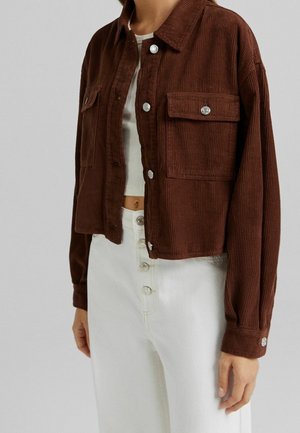 Bershka Jeansjacke - brown