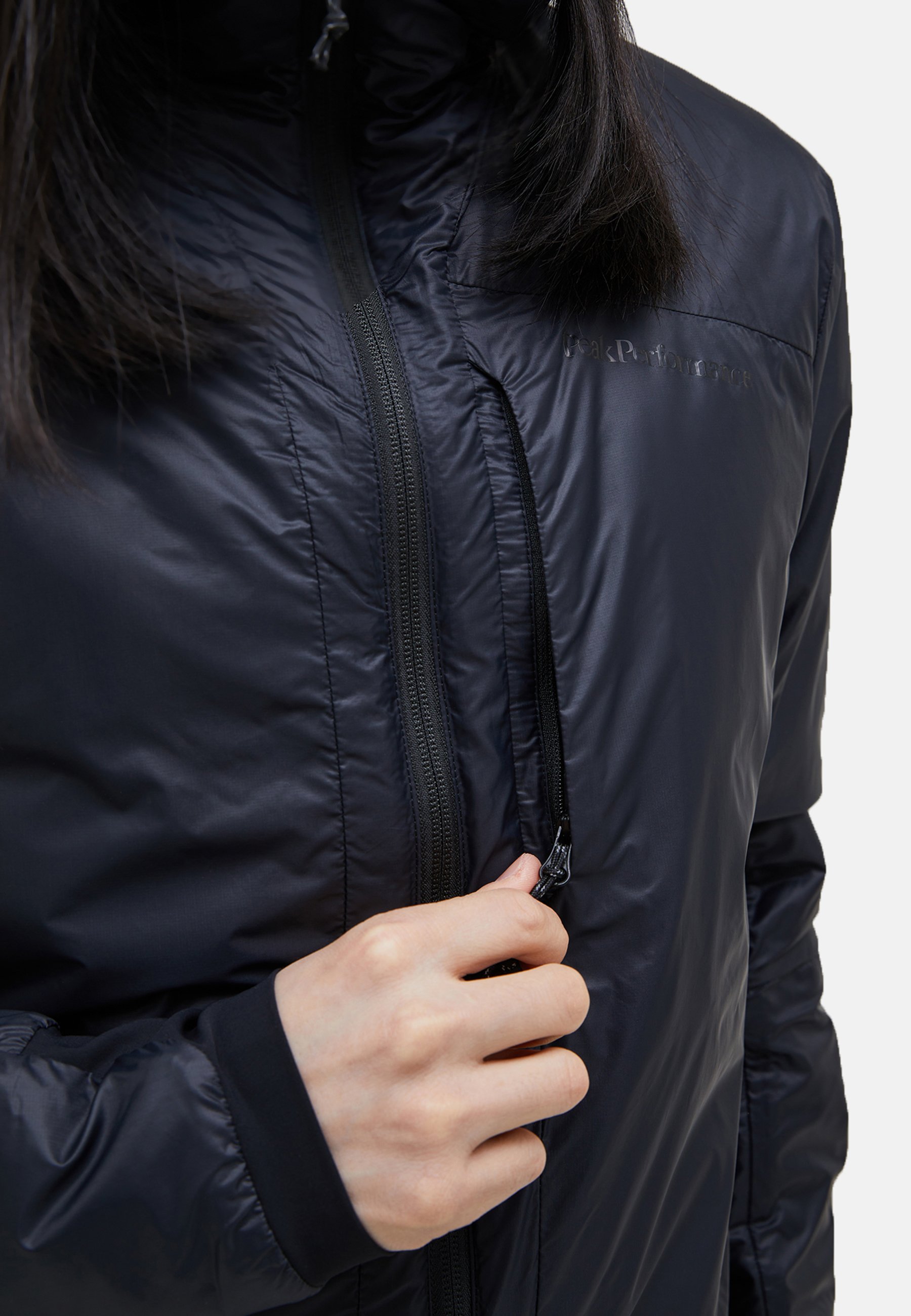 Peak Performance RADIANCE HOOD JACKET - Fleece jacket - black