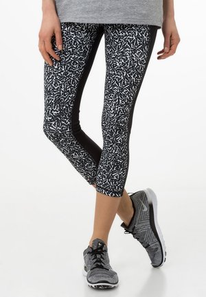 3/4 sportsbukser - black