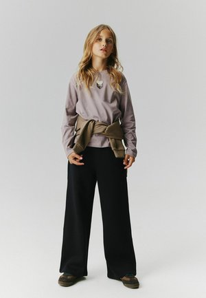 Name it, SWEAT PANTS WIDE LEG - Træningsbukser - black beauty