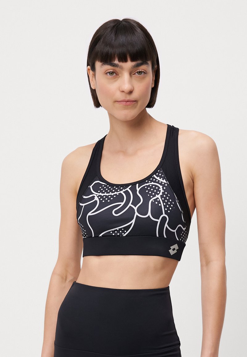 Lotto Sport-bh met medium support zwart Lotto Sport-bh met medium support zwart