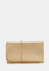 Lauren Ralph Lauren METALLIC STRAW MEDIUM ADAIR CROSSBODY - Cross body bag - modern gold