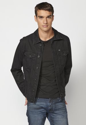 Koroshi COWBOY - Džinsa auduma jaka - denim black denim