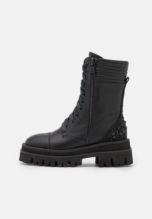 Bottines à plateau - black