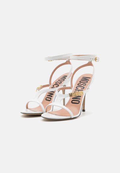 MOSCHINO DONNA - Kõrge kontsaga sandaalid - bianco