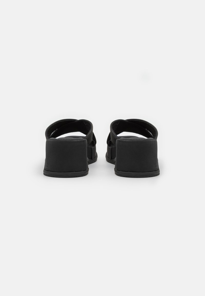 Damen Flache Pantoletten | Rubi Shoes by Cotton On VEGAN PHOEBE NOUGHTIES CROSSOVER FLATFORM Pantolette hoch black/schwarz - WX4 Damen Flache Pantoletten | Rubi Shoes by Cotton On VEGAN PHOEBE NOUGHTIES CROSSOVER FLATFORM Pantolette hoch black/schwarz - WX4