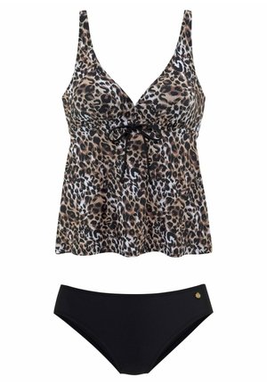 LASCANA, Bikini - braun bedruckt