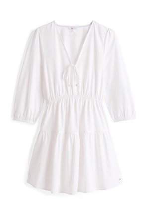 Tommy Jeans, TIERED MINI DRESS - Freizeitkleid - ecru