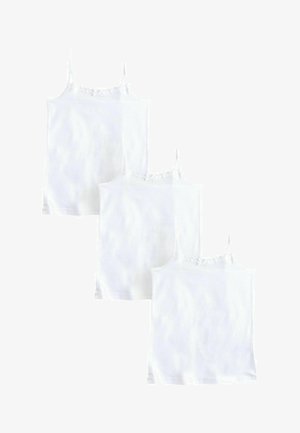 Next, REGULAR FIT - SRAPPY CAMI 3 PACK - Top - white
