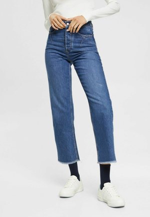 Esprit Džíny Straight Fit - blue denim