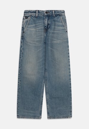 Calvin Klein Jeans SKATER HIGH LOW - Jeans Relaxed Fit - dark-blue denim