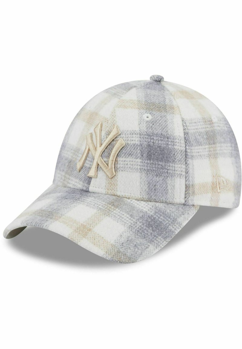 New Era 9FORTY PLAID NEW YORK YANKEES - Cap - grey