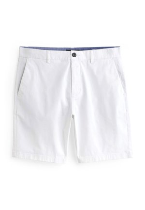 SLIM FIT STRETCH CHINO - Shorts - white