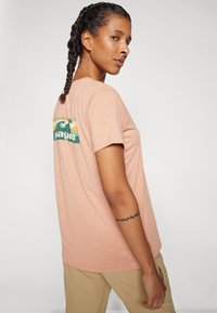 Patagonia DAILY GRAPHIC WATERS - T-skjorte til trening - terra pink
