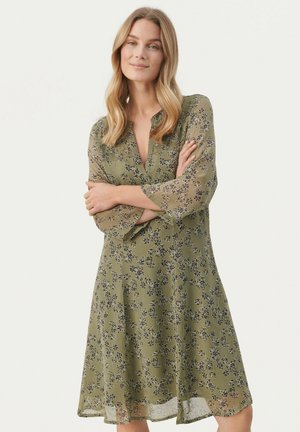 ELKAPW - Day dress - vetiver scattered flower