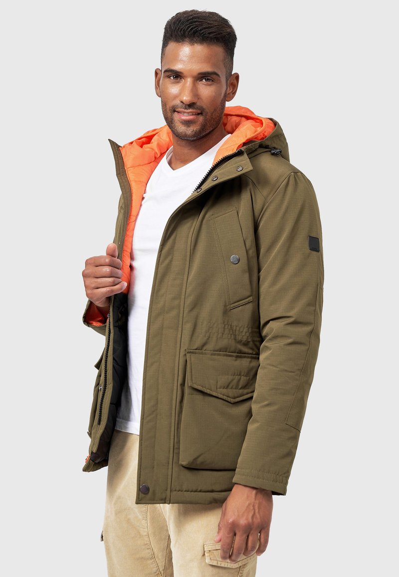 Herren Trenchcoats | INDICODE JEANS WATERS Parka army/dunkelgrün - ZH21700 Herren Trenchcoats | INDICODE JEANS WATERS Parka army/dunkelgrün - ZH21700