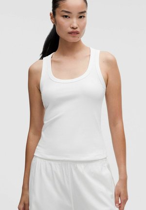 lululemon, LITTLE SCOOPNECK - Top - white